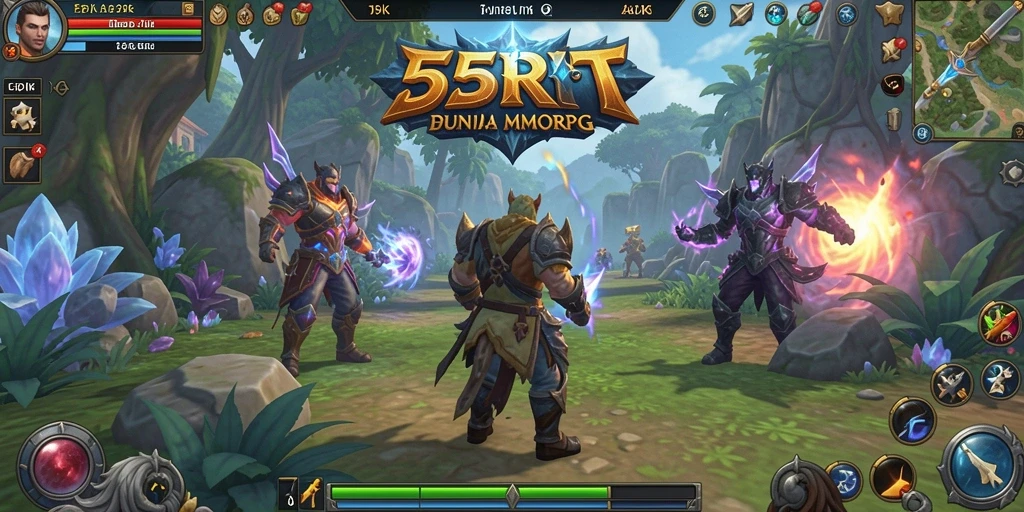 Tampilan gameplay 55RT yang memukau dan mendebarkan.