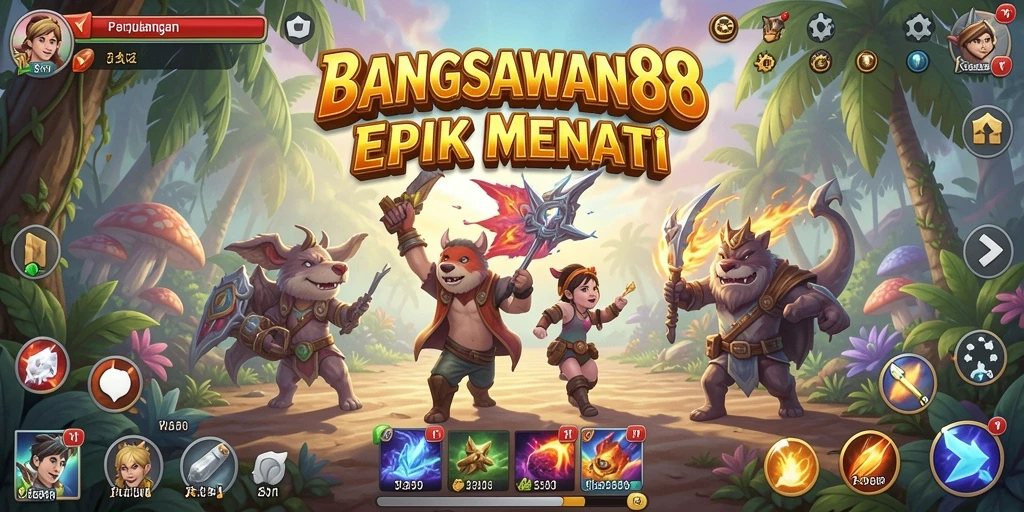 Screenshot gameplay menarik dari BANGSAWAN88 dengan aksi petualangan.