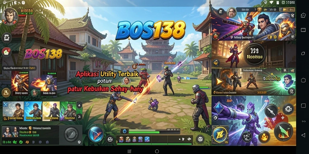 Tampilan antarmuka BOS138 yang sederhana dan fungsional.