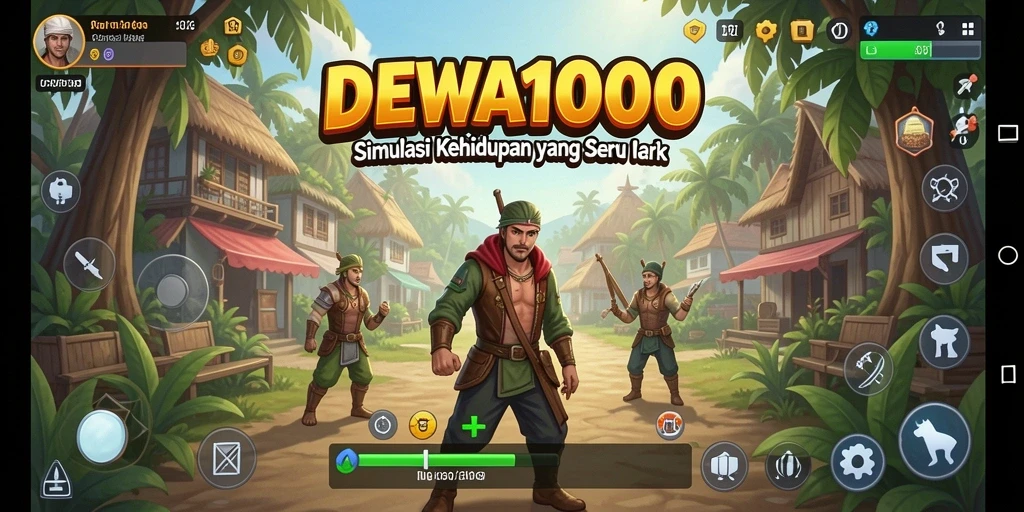 Tampilan gameplay DEWA1000 yang menarik dan interaktif.