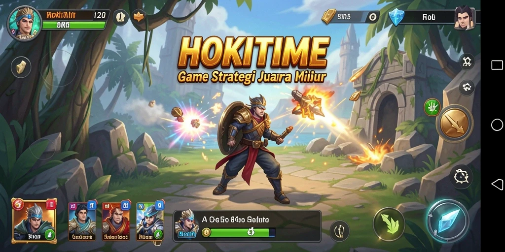 Tampilan gameplay HOKITIME yang menarik dan strategis.