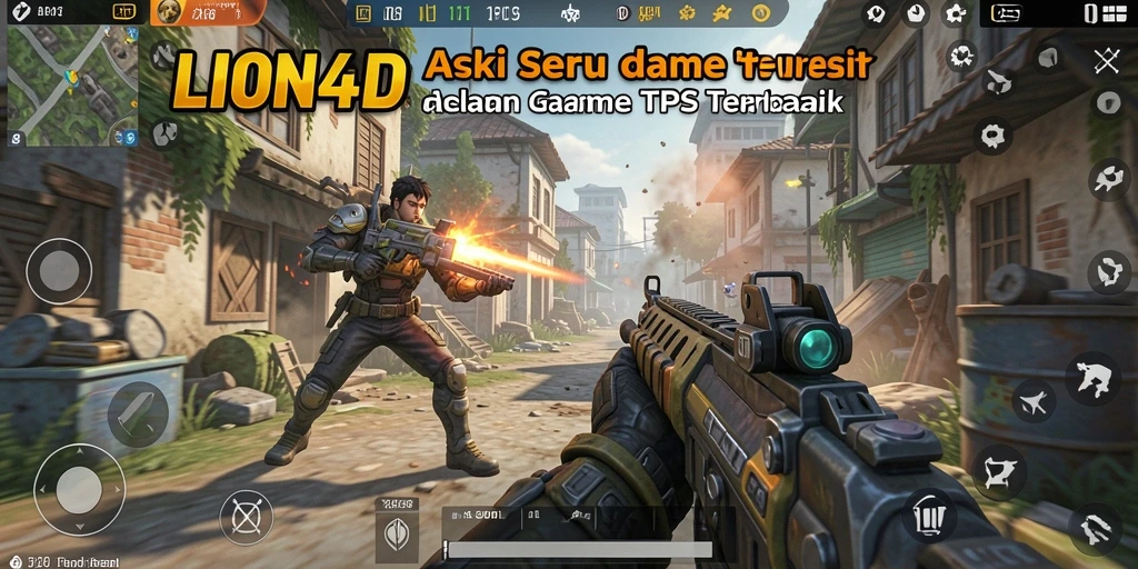 Tampilan gameplay TPS LION4D yang mendebarkan dan penuh aksi.