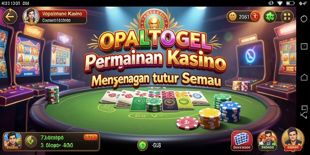Gameplay seru dan menarik dari aplikasi Kasino OPALTOGEL.