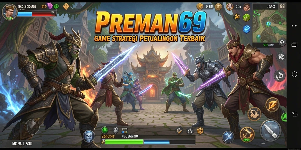 Tangkapan layar gameplay PREMAN69 menampilkan aksi pertarungan yang mendebarkan.