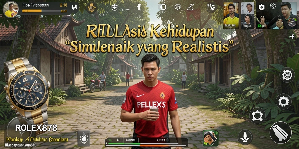 Tampilan gameplay menawan dari ROLEX878 yang menggambarkan pengalaman simulasi kehidupan.
