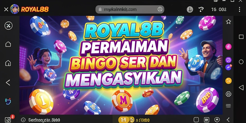 Tampilan gameplay seru di ROYAL88 dengan tema bingo menarik.