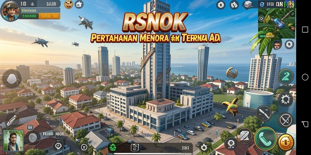 Tampilan gameplay yang menegangkan dalam RSNOK.