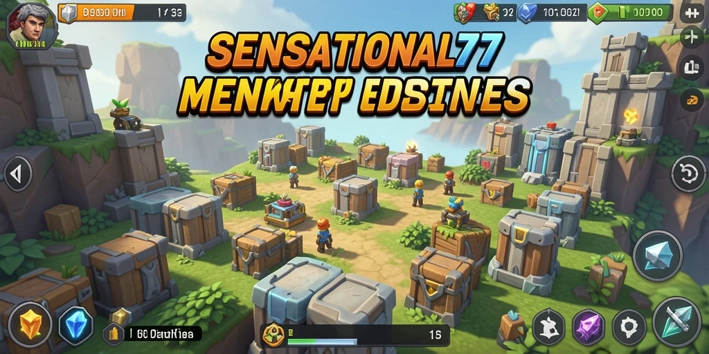 Screenshot gameplay SENSATIONAL77 yang mendebarkan.