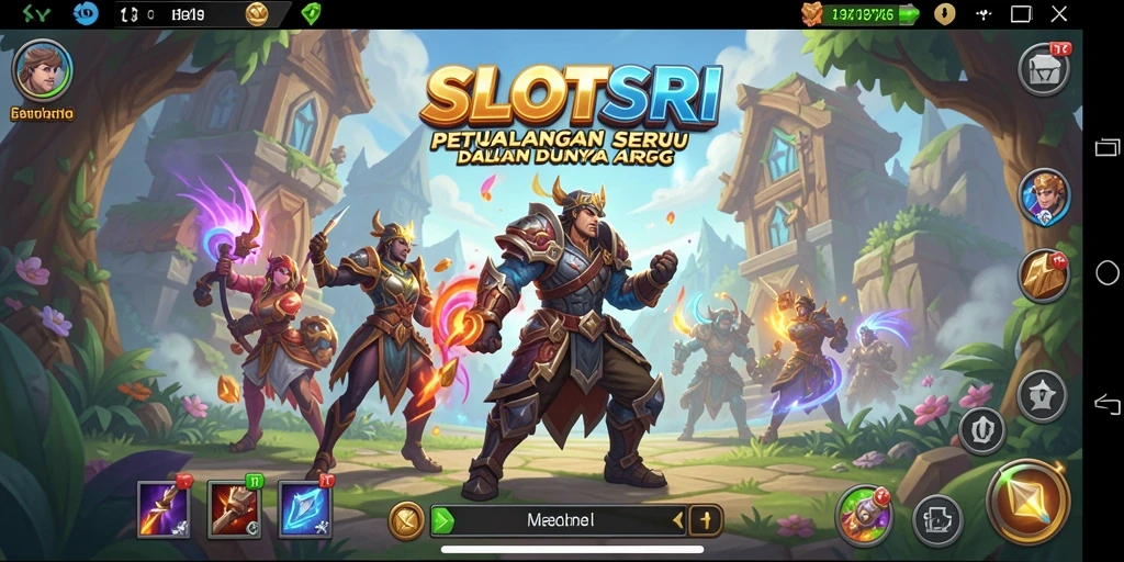 Tampilan gameplay ARPG SLOTSRI yang mendebarkan dan penuh aksi.