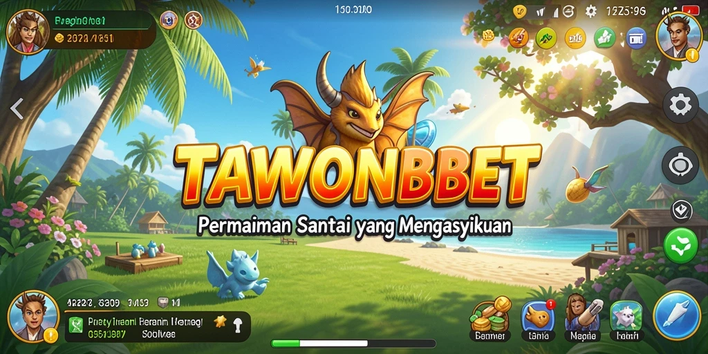 Screenshot TAWONBET menampilkan gameplay yang seru dan santai.